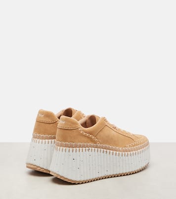 Nama suede platform sneakers | Chloé