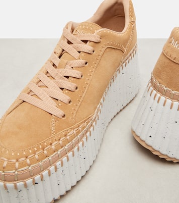 Nama suede platform sneakers | Chloé