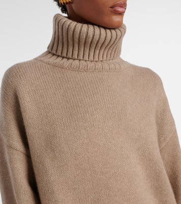 Jersey de cuello alto Oversize Xtra de cachemir | Extreme Cashmere