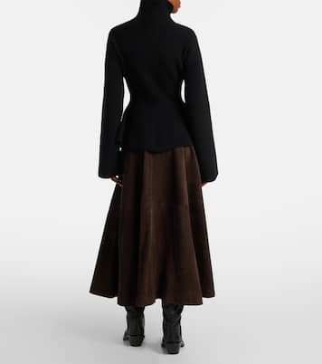 Turtleneck wool and cashmere top | Róhe