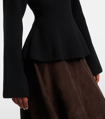 Turtleneck wool and cashmere top | Róhe