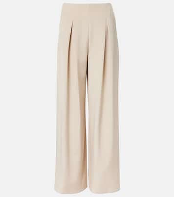 Pantalones anchos Palude en mezcla de seda | Max Mara