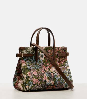 Antibes Small floral jacquard tote bag | Valentino Garavani