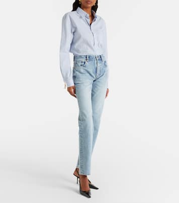 High-rise straight jeans | Saint Laurent