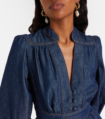 Awaken denim blouse | Zimmermann