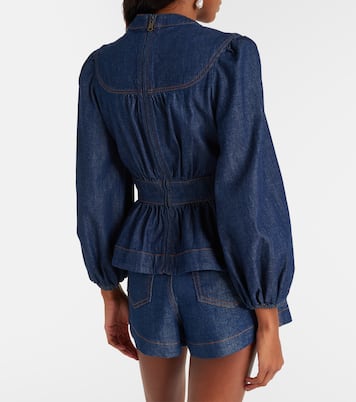 Awaken denim blouse | Zimmermann