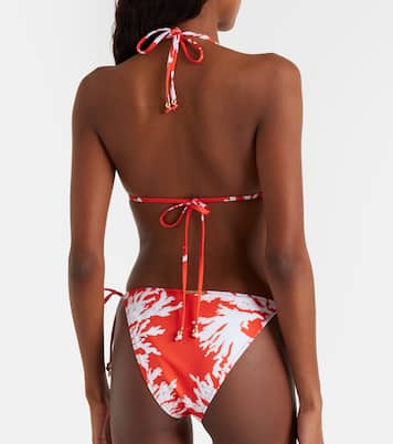 Leoni printed bikini top | Alexandra Miro