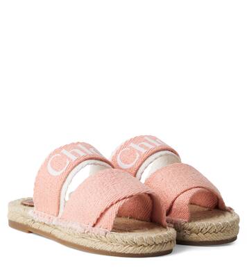 Logo espadrille sandals | Chloé Kids
