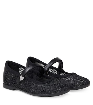 Mesh Mary Jane flats | Monnalisa
