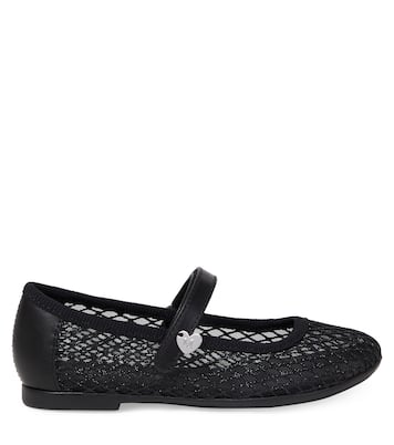 Mesh Mary Jane flats | Monnalisa