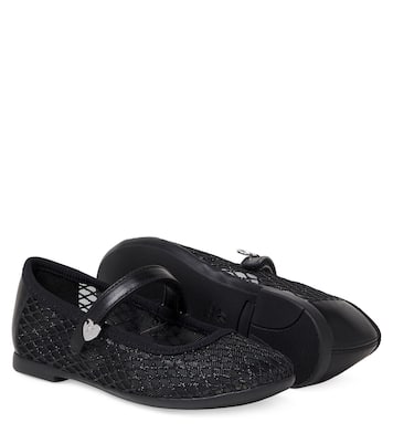 Mesh Mary Jane flats | Monnalisa