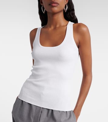 Ribbed-knit tank top  | Max Mara