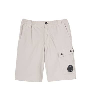 Lens cotton Bermuda shorts | C.P. Company Kids