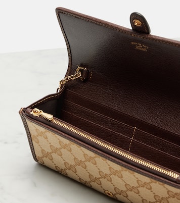 Gucci Jackie GG Canvas wallet on chain | Gucci