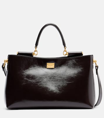 Vittoria Medium leather tote bag | Dolce&Gabbana