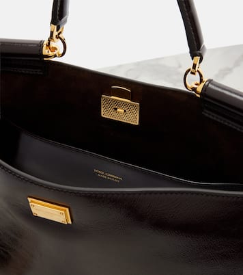Vittoria Medium leather tote bag | Dolce&Gabbana