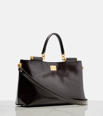Vittoria Medium leather tote bag | Dolce&Gabbana