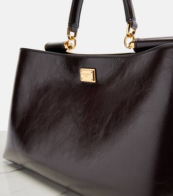 Vittoria Medium leather tote bag | Dolce&Gabbana