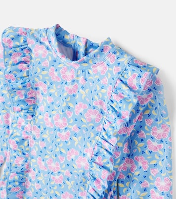 Aurelie floral ruffled swimsuit | Louise Misha