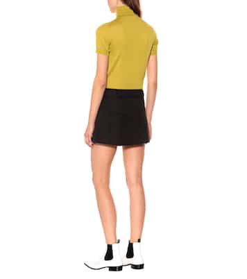 Mini-jupe en néoprène | Prada
