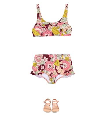 Haut de bikini bandeau imprimé | Dodo Bar Or Kids