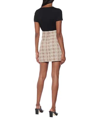 Minigonna Roman in tweed | Veronica Beard