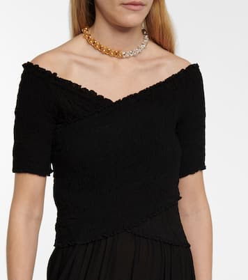Abito off-the-shoulder Soledad | Poupette St Barth