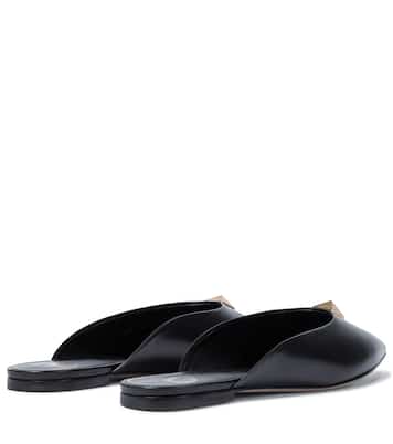 Slippers Roman Stud in pelle | Valentino Garavani