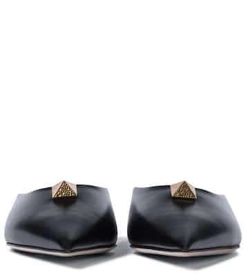 Slippers Roman Stud in pelle | Valentino Garavani