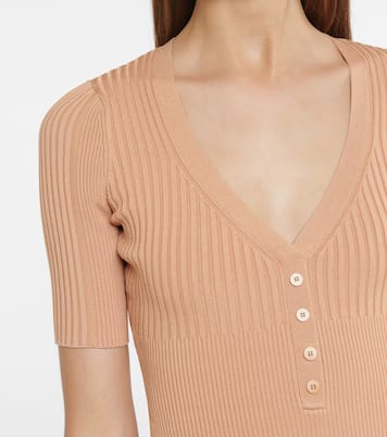 Miyah ribbed-knit bodysuit | Simkhai