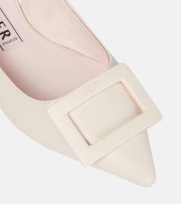 Gommettine leather slingback flats | Roger Vivier