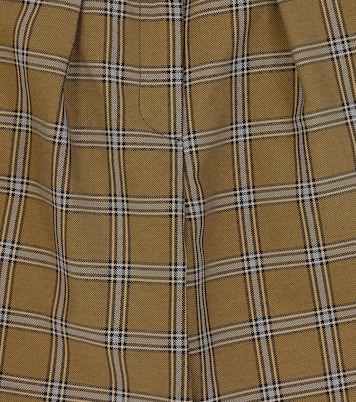 Tasha checked cotton-blend pants | Bonpoint