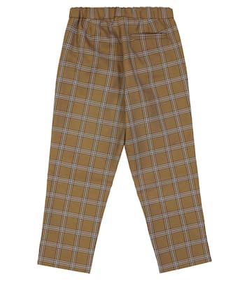 Tasha checked cotton-blend pants | Bonpoint
