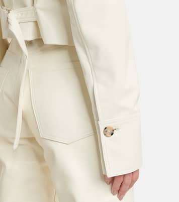 Cropped leather jacket | Magda Butrym