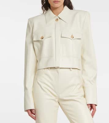 Cropped leather jacket | Magda Butrym