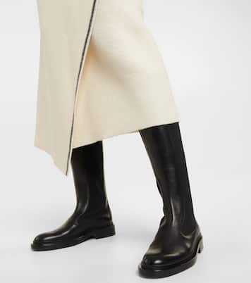 Botas altas de piel | Jil Sander