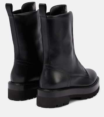 Botas de combate de piel con adornos | Alaïa