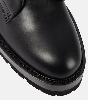 Botas de combate de piel con adornos | Alaïa
