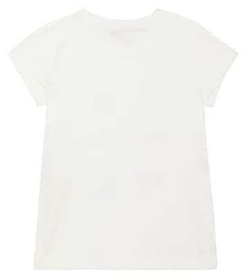 Camiseta en mezcla de algodón adornada | Monnalisa