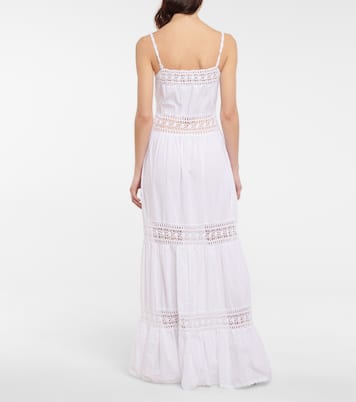 Abigail crochet-paneled maxi dress | Anna Kosturova