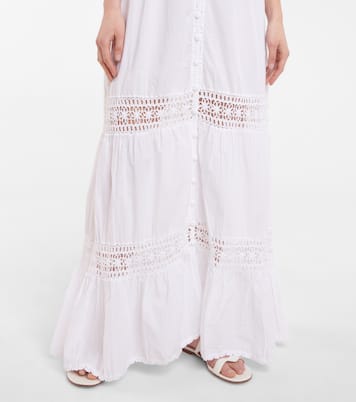 Abigail crochet-paneled maxi dress | Anna Kosturova