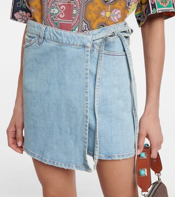 Minigonna di jeans a portafoglio | 3x1 N.Y.C.