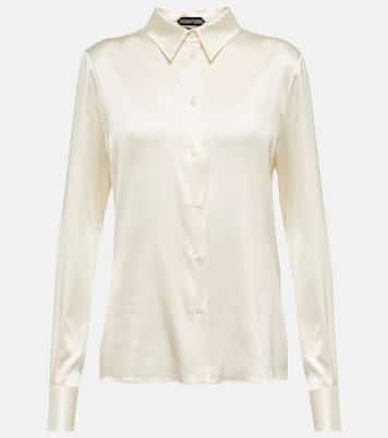 Silk-blend satin shirt | Tom Ford