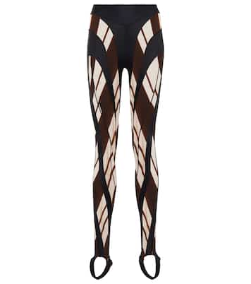 Leggings de punto fino con paneles | Mugler