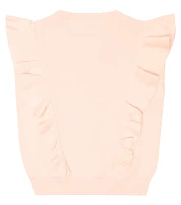 Pullover in cotone e lana a trecce | Chloé Kids
