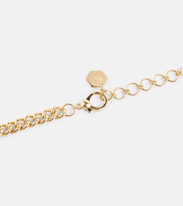 عقد من الذهب 18 قيراط مع زمرد وألماس | Shay Jewelry