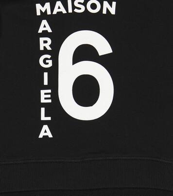 Printed cotton hoodie | MM6 Maison Margiela Kids