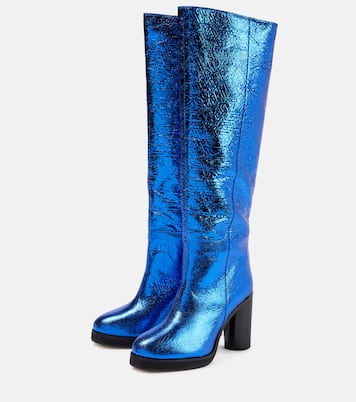Botas altas Lylene de piel metalizada | Isabel Marant