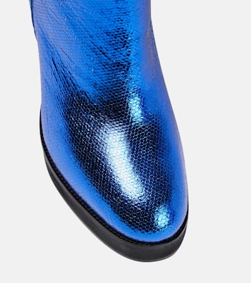 Botas altas Lylene de piel metalizada | Isabel Marant