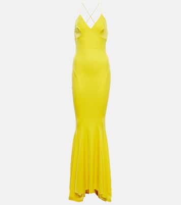 Robe aus Samt | Norma Kamali